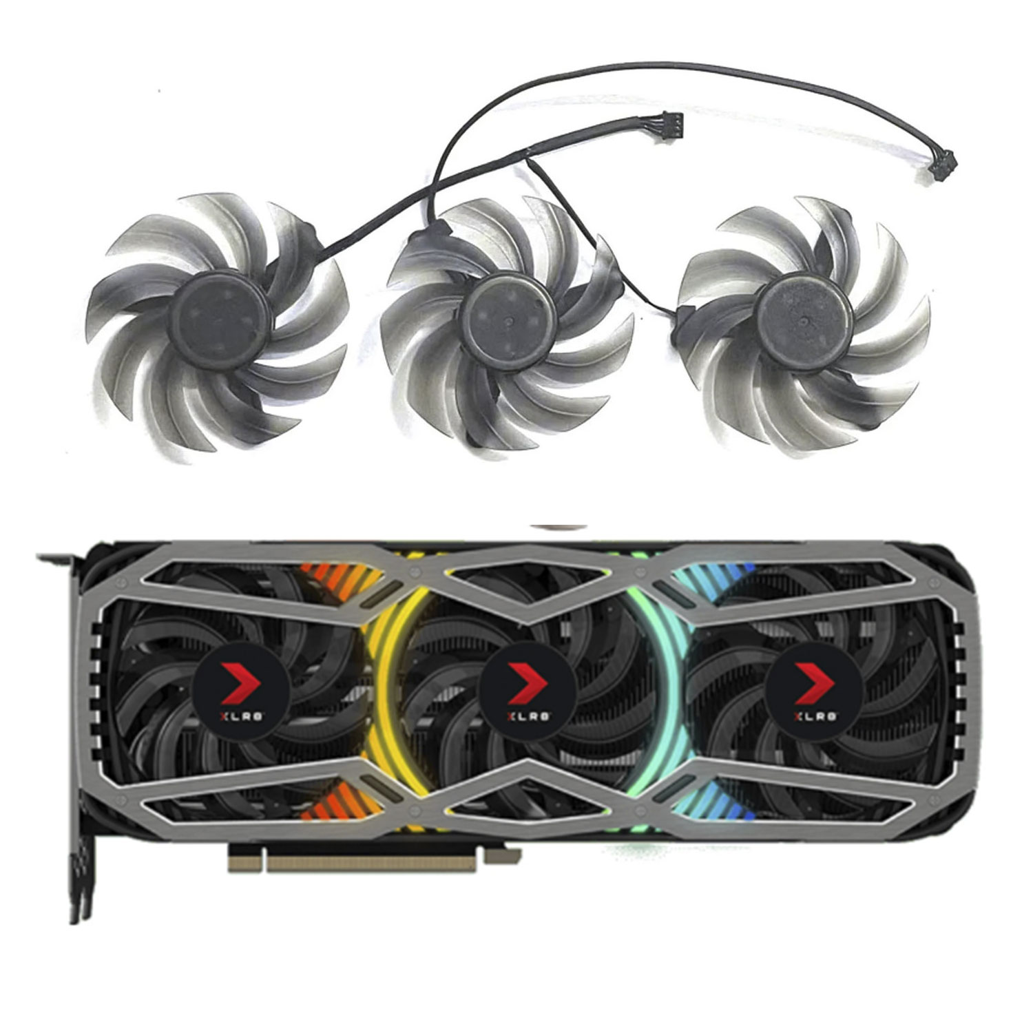 Ventiladores de Resfriamento p - Rtx 3090 24Gb Graphics Card avaliação e preço