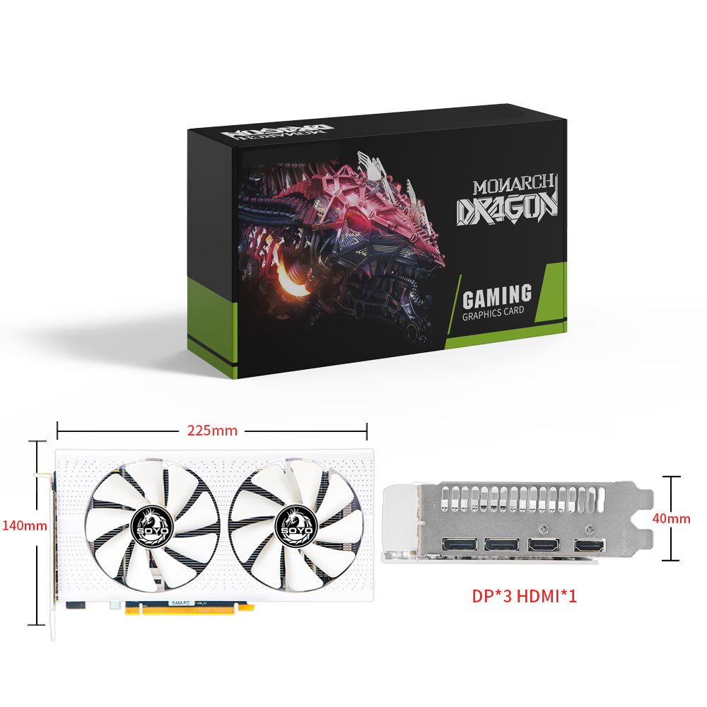 Placa de Vídeo SOYO AMD Radeon - Rx 580 8Gb 2048Sp Gpu avaliação e preço